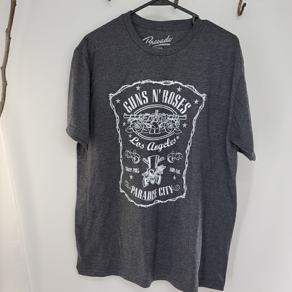 Bravado guns and roses graphic band tee